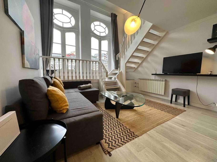 Appartamento En Un Edificio Senorial: Duplex Totalmente Nuevo. Vigo Esterno foto
