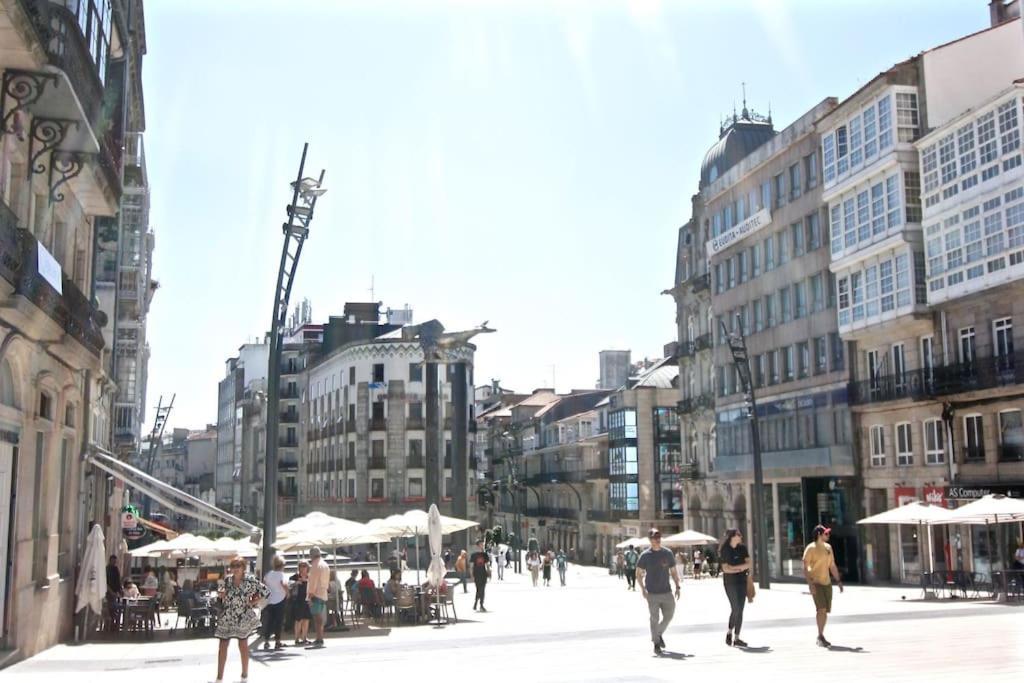 Appartamento En Un Edificio Senorial: Duplex Totalmente Nuevo. Vigo Esterno foto