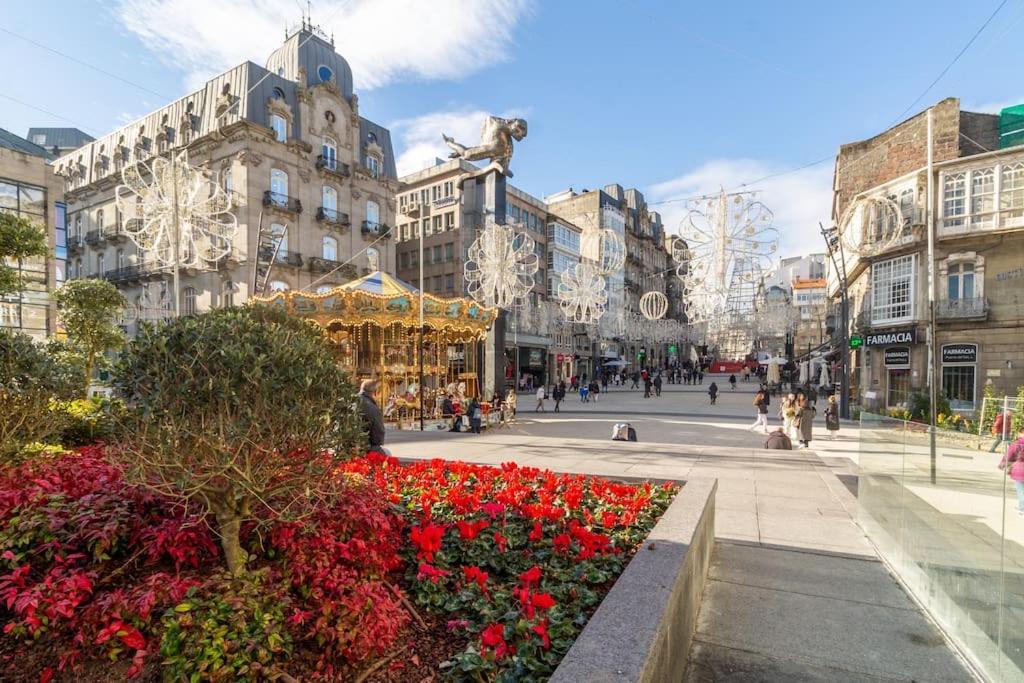 Appartamento En Un Edificio Senorial: Duplex Totalmente Nuevo. Vigo Esterno foto